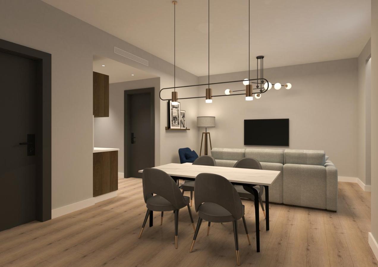 Radisson Blu Hotel, Amman Galleria Mall Exterior foto 3D rendering of a living room